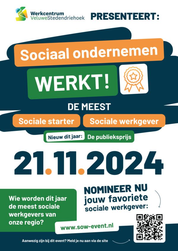 Wie worden de meest sociaal ondernemende werkgevers van 2024 uit de regio Veluwe Stedendriehoek?