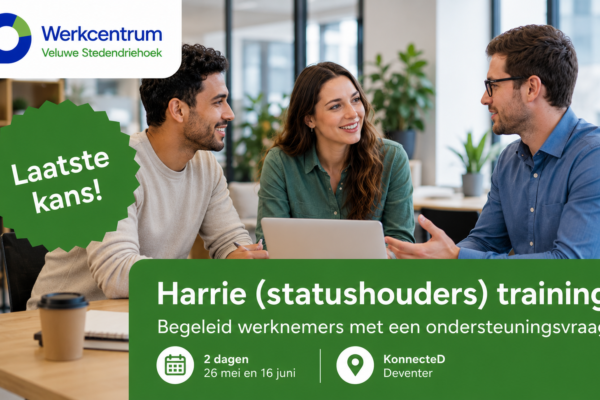 Laatste plekken beschikbaar voor de gratis Harrie-training voor statushouders